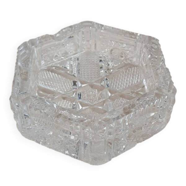 Cendrier en  cristal