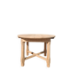 Table ronde avec rallonge rénovée