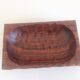 Empty pocket structured wooden Scandinavian style / vintage 60s-70s