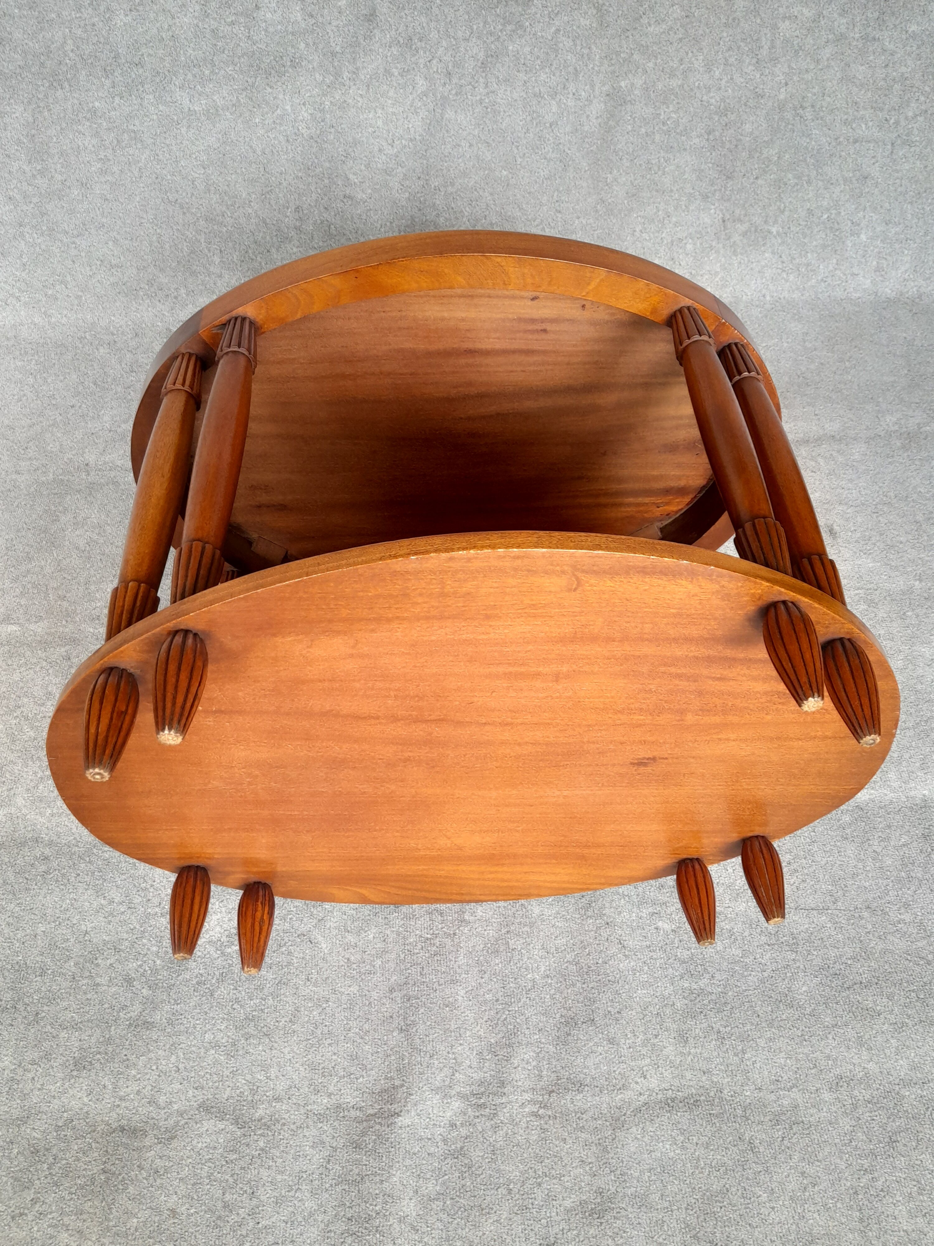 Art Deco period oval coffee table