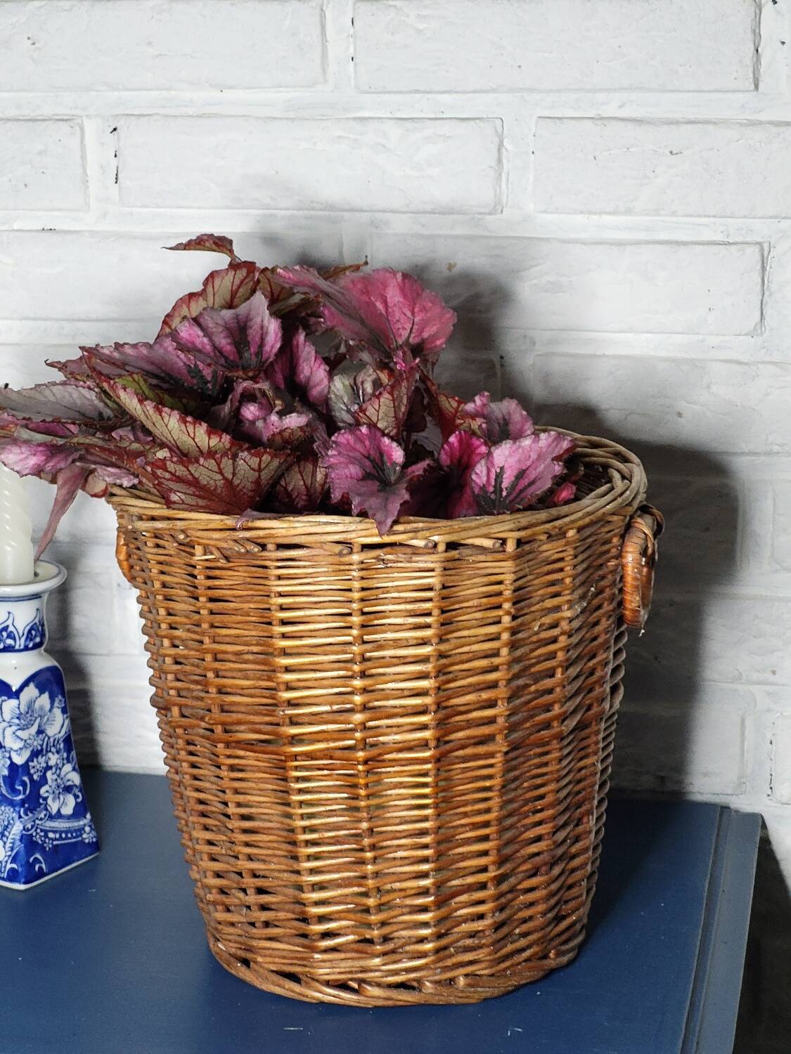 Vintage trash basket