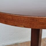 Table d'appoint en bois et laiton style empire