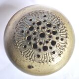 Vase with enamelled stoneware