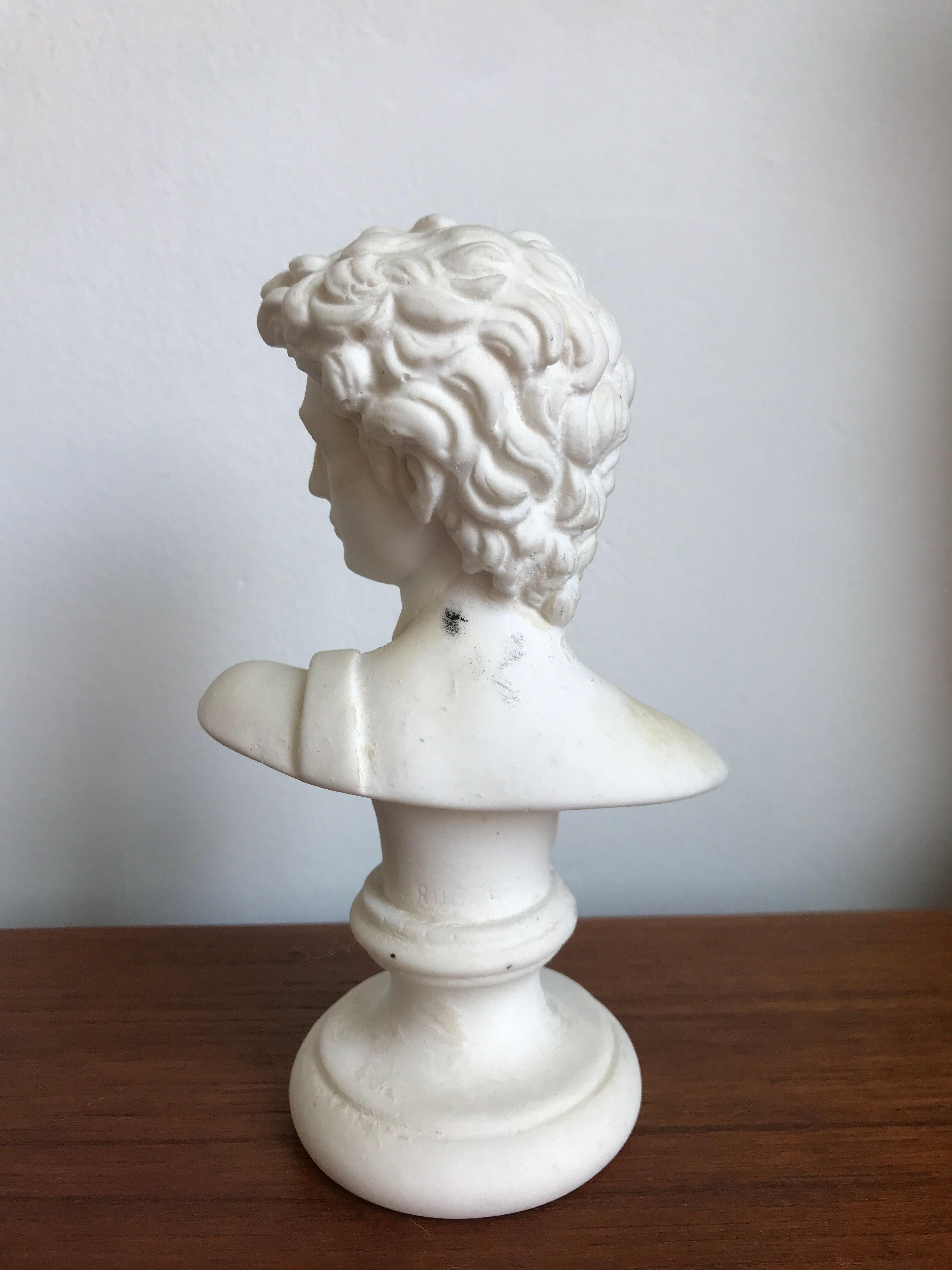 Bust David in stone