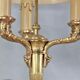 Lampe bouillotte bronze doré style Empire