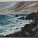 Signed marine oil painting