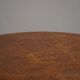 Antique Swedish round folding table in burl wood, early 19th century.