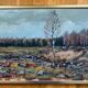 Original Swedish Oil on Panel – “Landscape” – Signed – Vintage & Framed