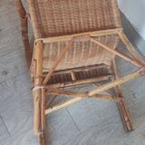 Rattan armchair