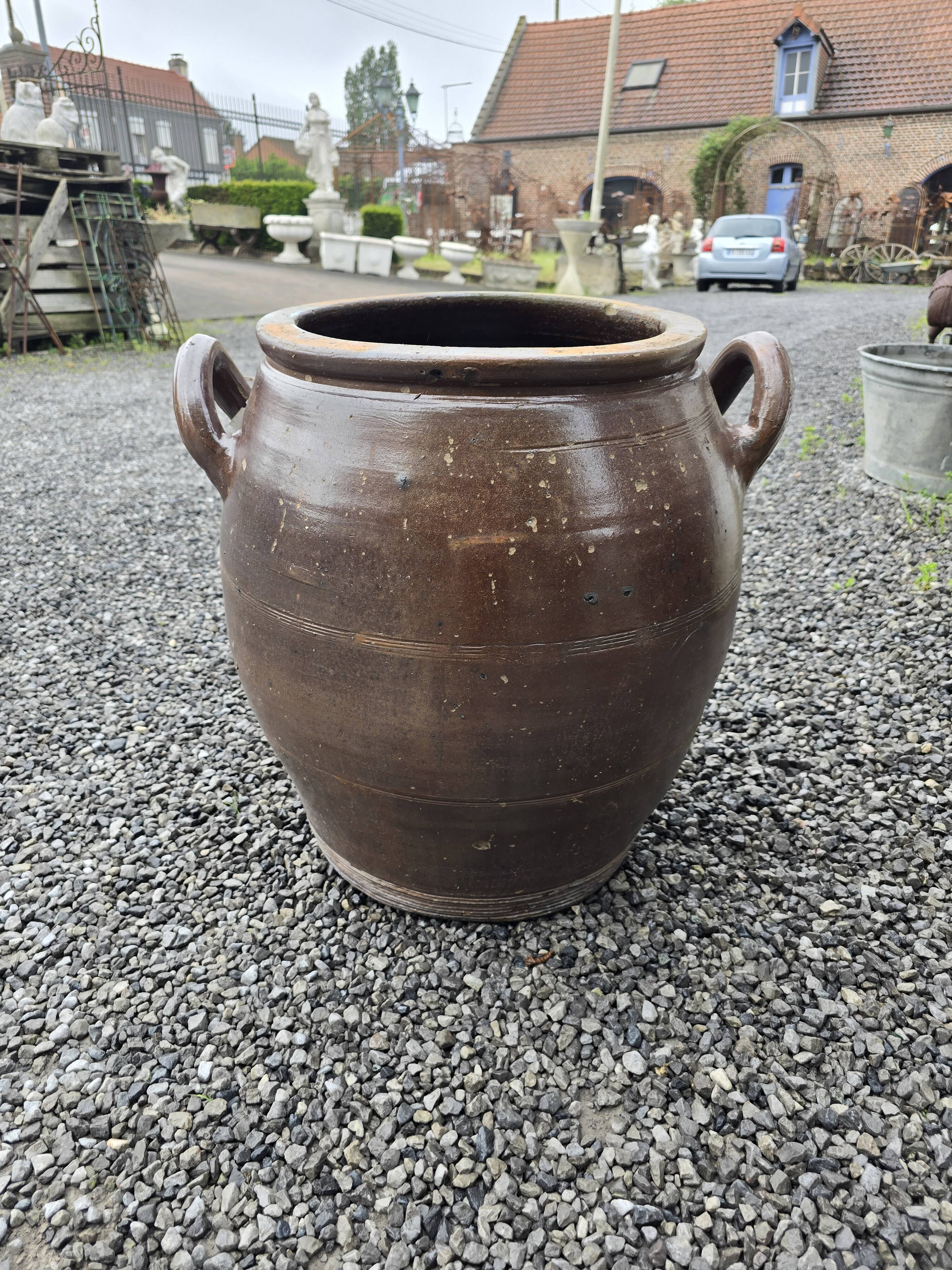 80 liter stoneware salt pan