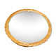 Rattan mirror 28x28cm