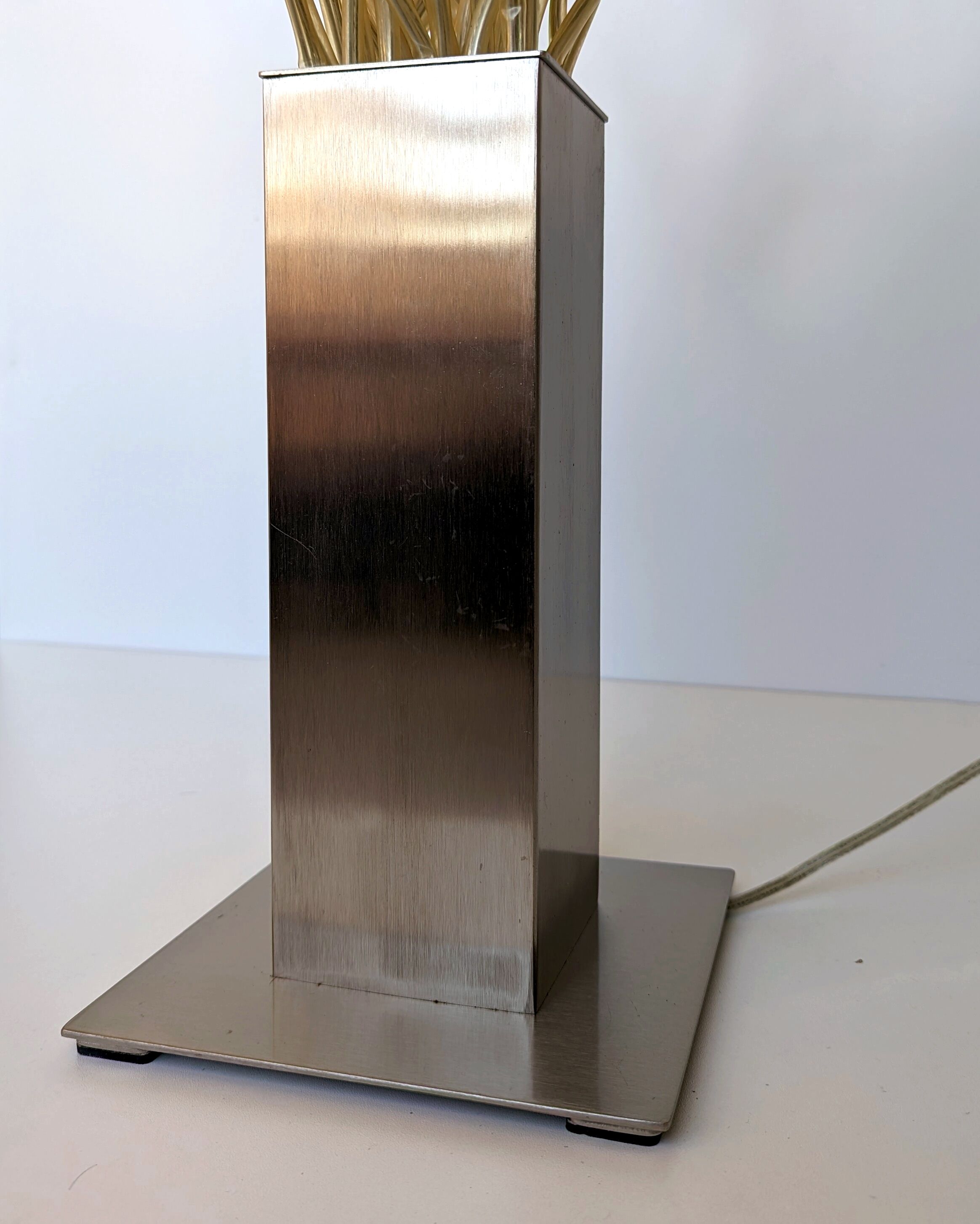 IKEA Stranne lamp - stainless steel & plastic tree 80's 90's - Octopus medusa lamp