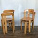 Series of 4 chairs model 3300 designer Bruno Rey design Kusch - co 1970 vintage