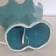 Ceramic and opaline lamp forming two hands, 1970s