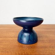 Vintage pottery candlestick from West Germany by KMK Keramik Manufaktur Kupfermühle, 1970s.