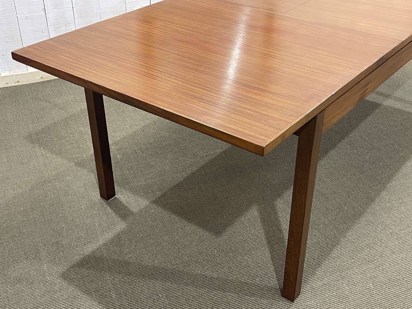 English teak table from the 70s with butterfly extension