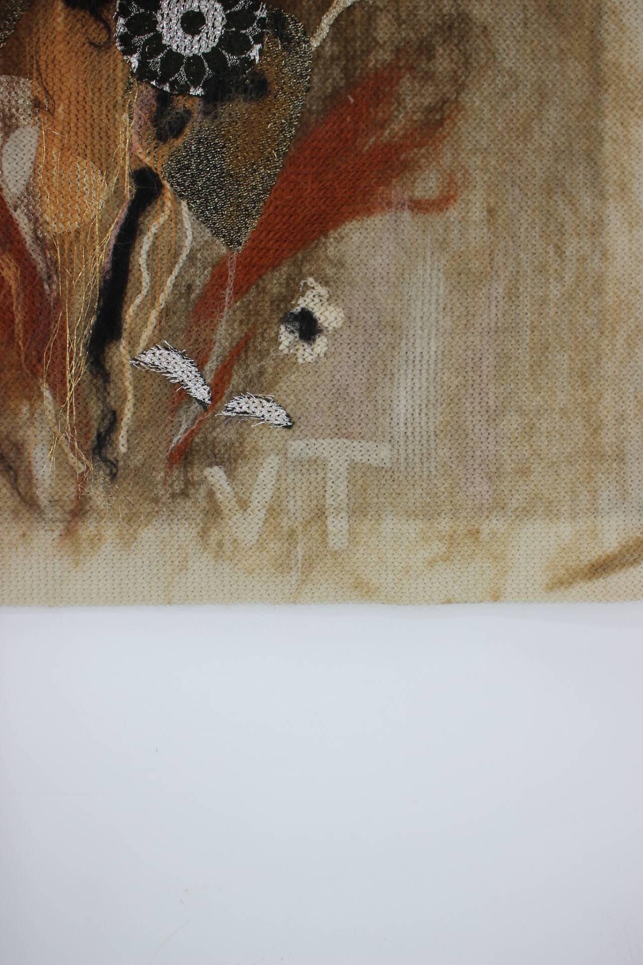 Protis Wool Tapestry from the 1970s, Czechoslovakia