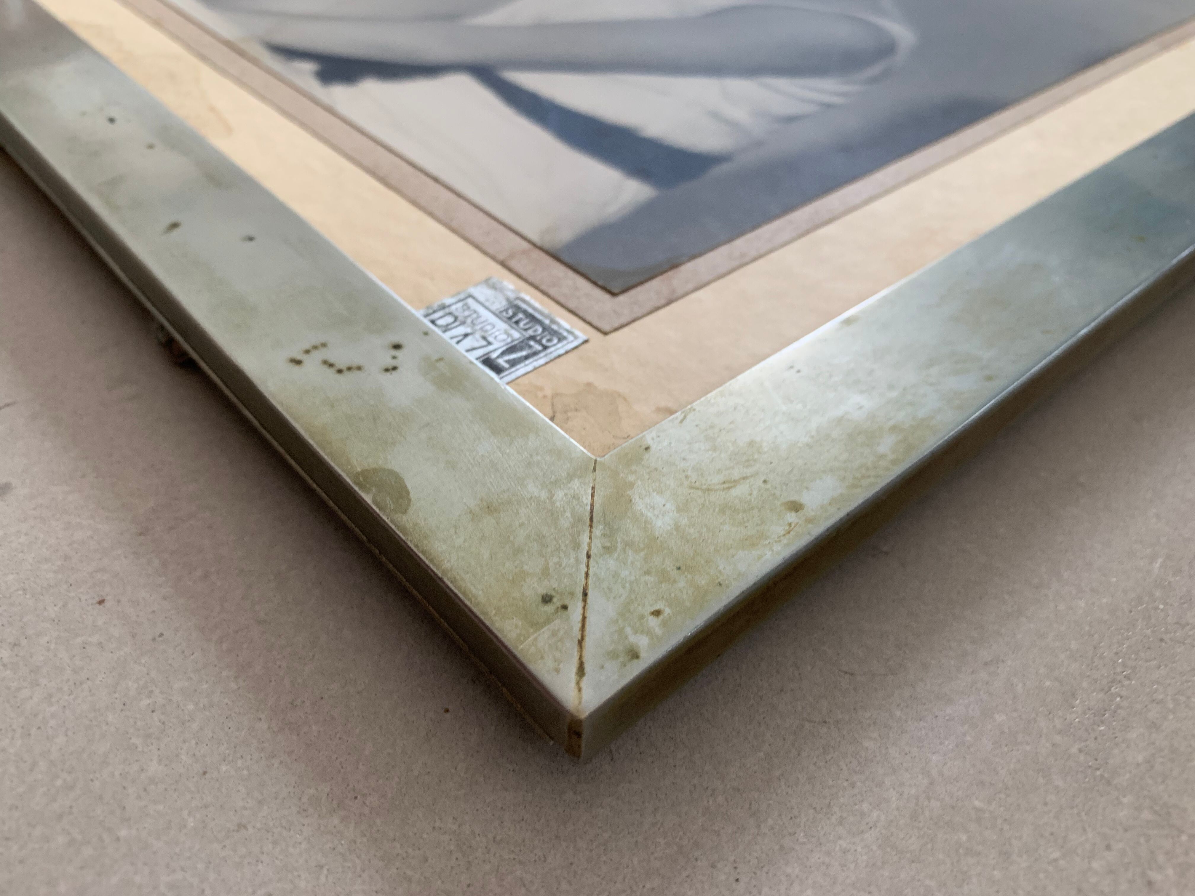 Old metal frame