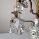 Large Italian Wall Sconce in Cut Crystal