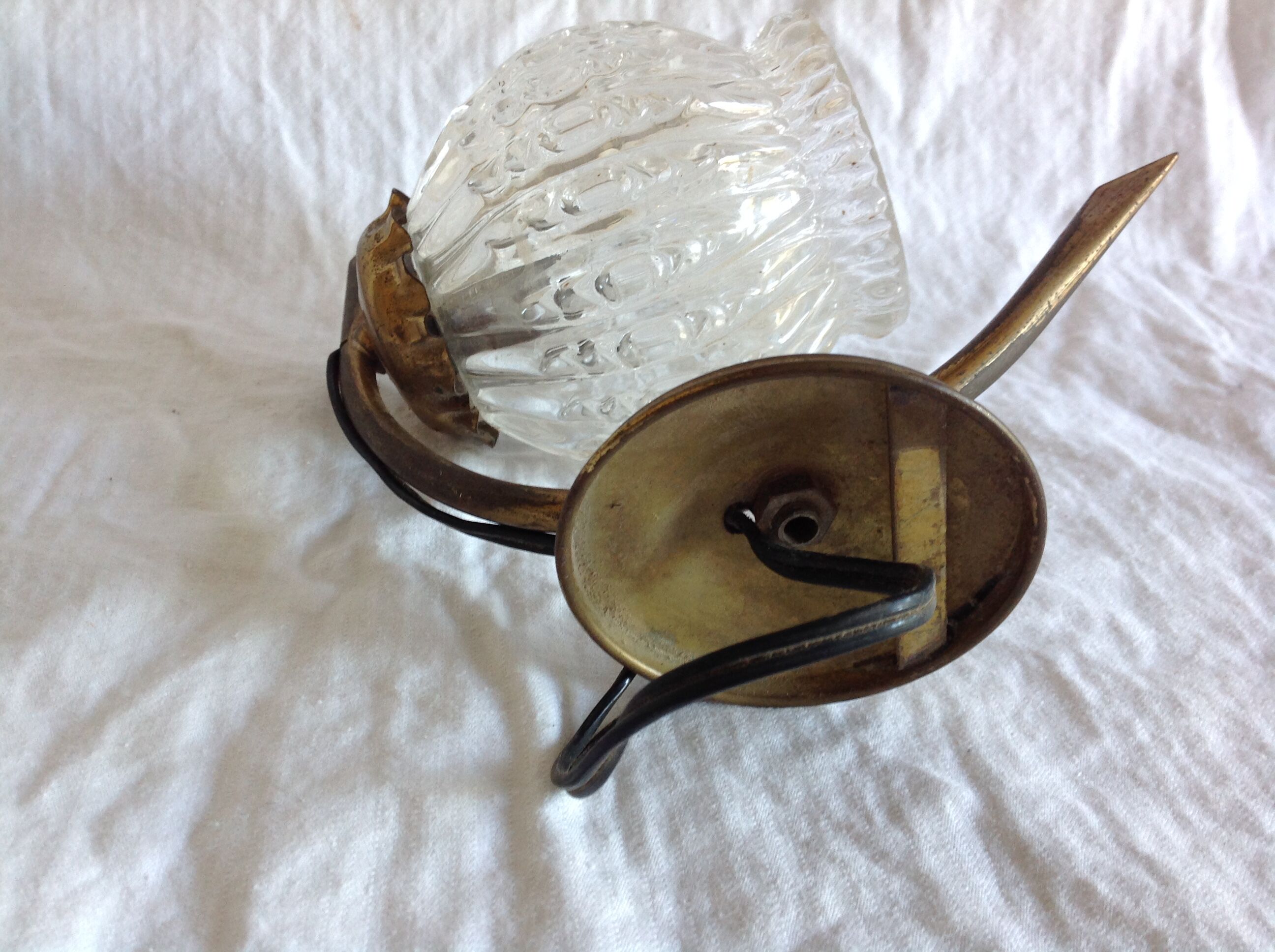 Paire d'appliques vintage