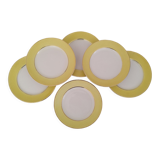 Flat Faience Plates Orchies Moulin des Loups Vintage