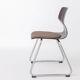 Flötotto Pagwood Chair with Fabric Seat, German Vintage Plywood Chair 1970s