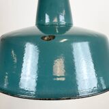 Industrial Green Enamel Factory Pendant Lamp, 1960s