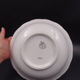 Large earthenware bowl of Moulin-des-Loups - Floral decoration - Around 1960