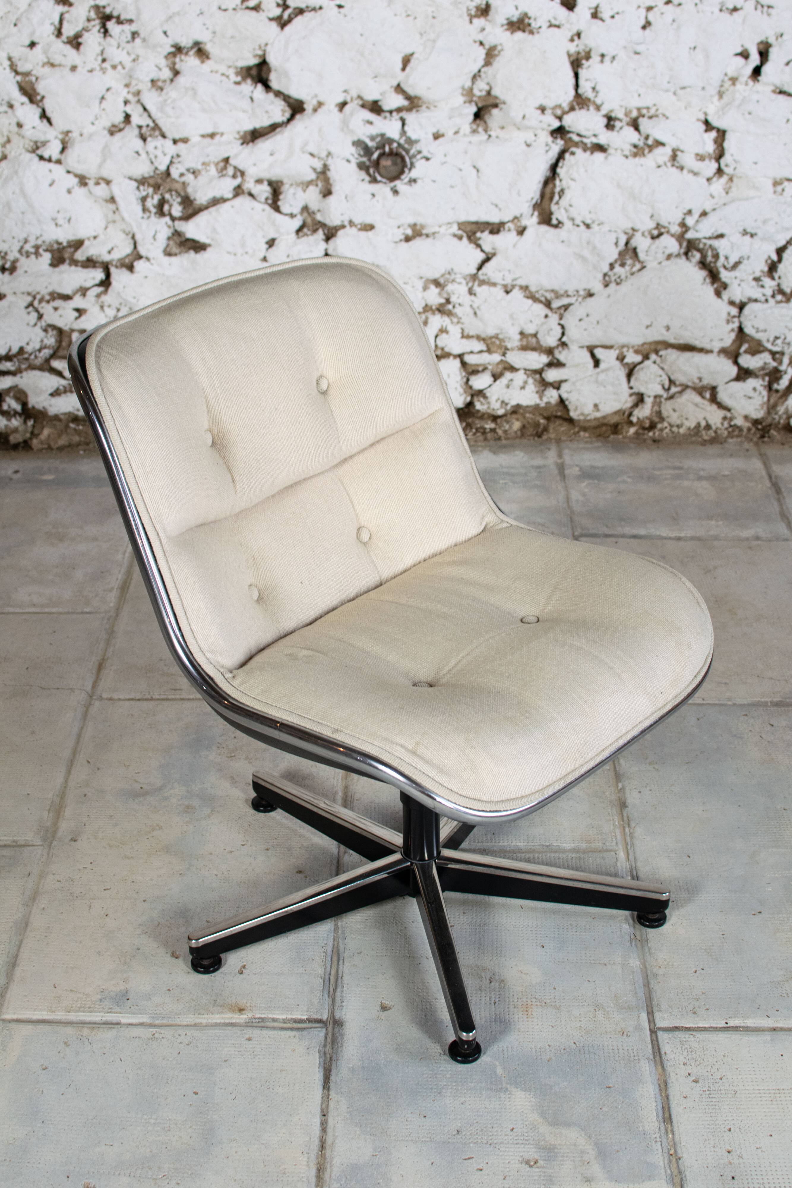 Fauteuil executive Charles Pollock pour Knoll, 1960