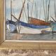 Oil on Canvas Painting Landscape Sailboats Marine - Signed C O'BERLING