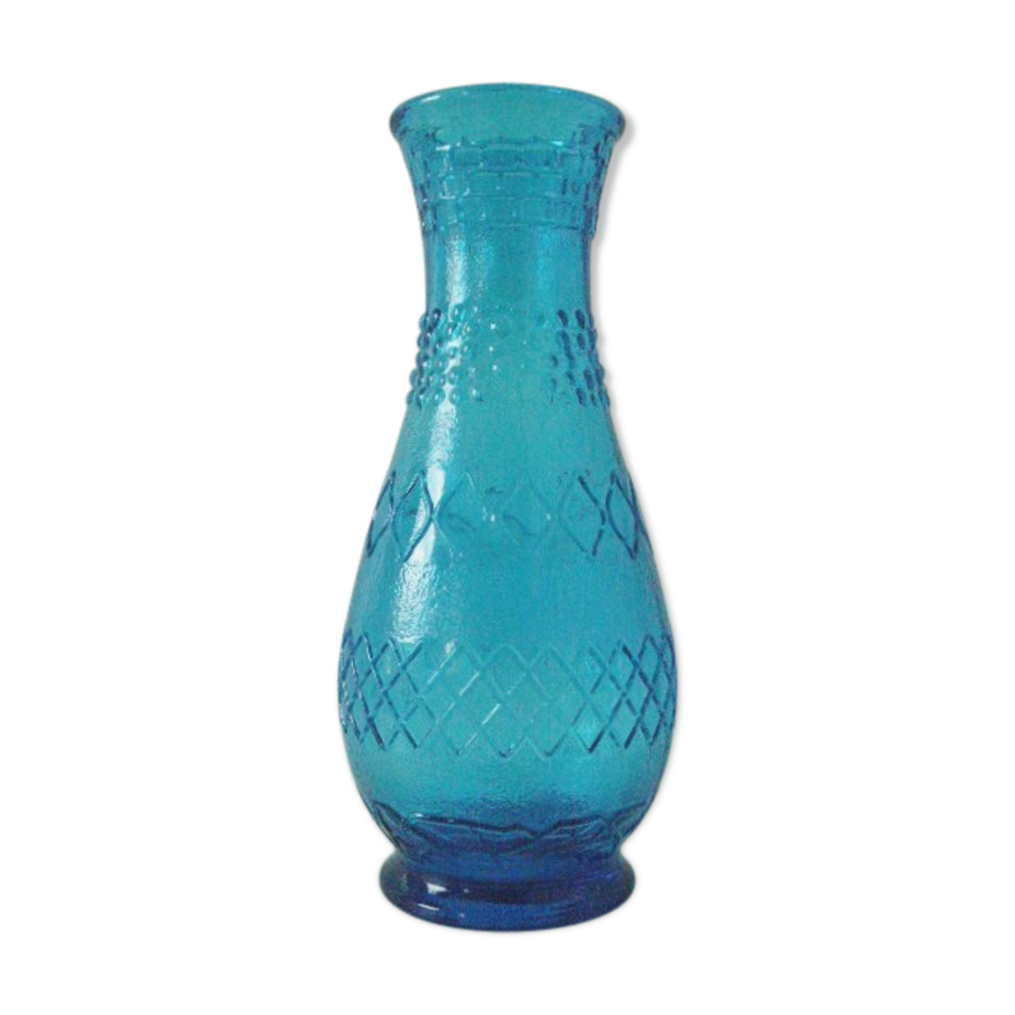 Vintage glass vase from the 70s