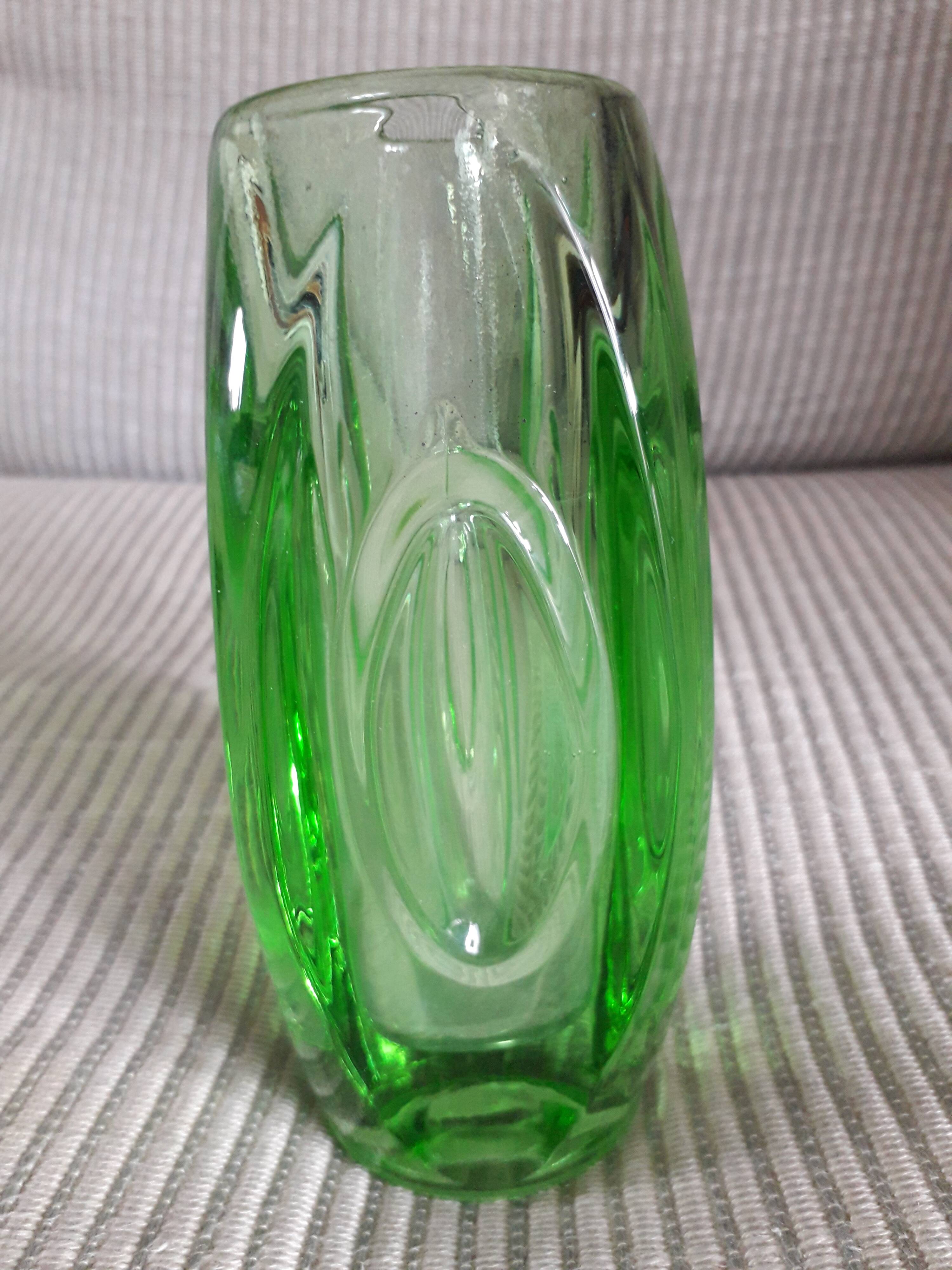 Vintage glass vase