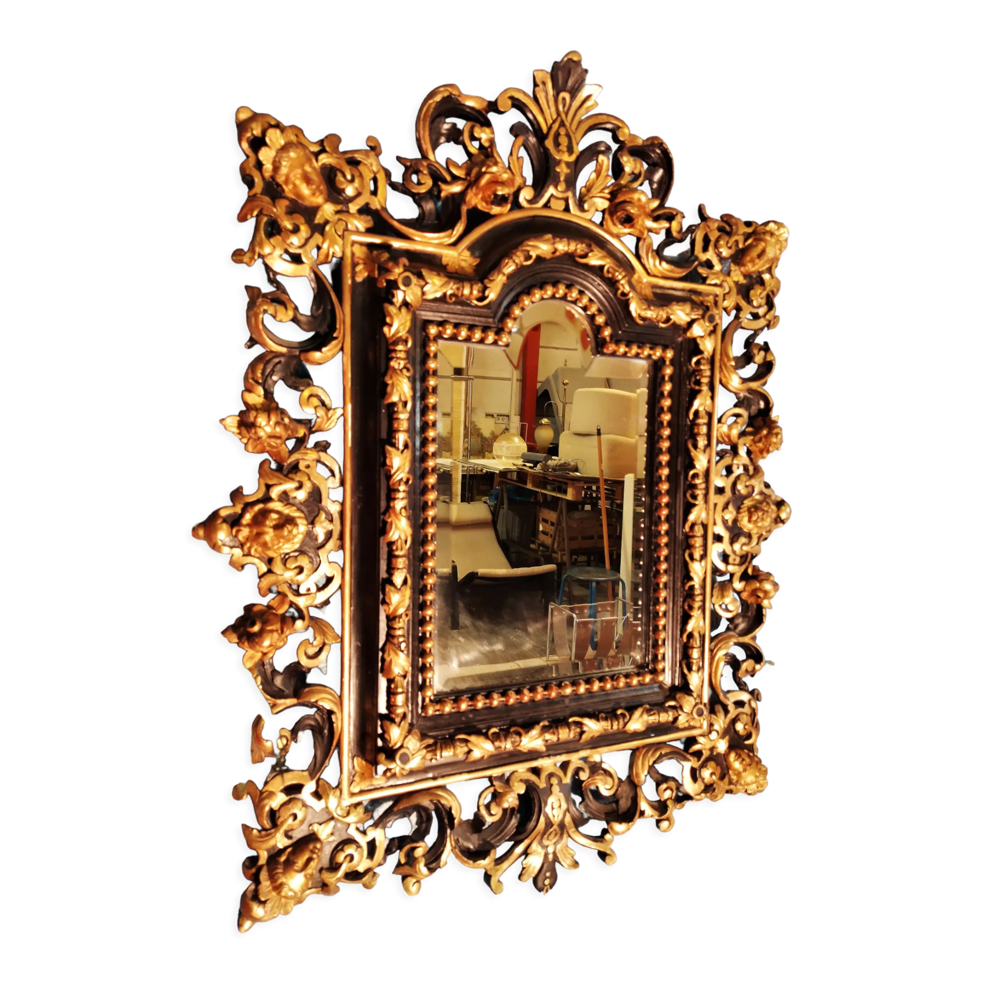 Baroque mirror Italy XIXth century