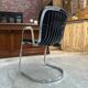 Fauteuil en cuir par Willy RIZZO pour CIDUE