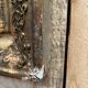 Antique gilded wood mirror