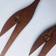 Pair of Midcentury Rare Teak Wall Sculptures of Birds Herons, Denmark, 1960