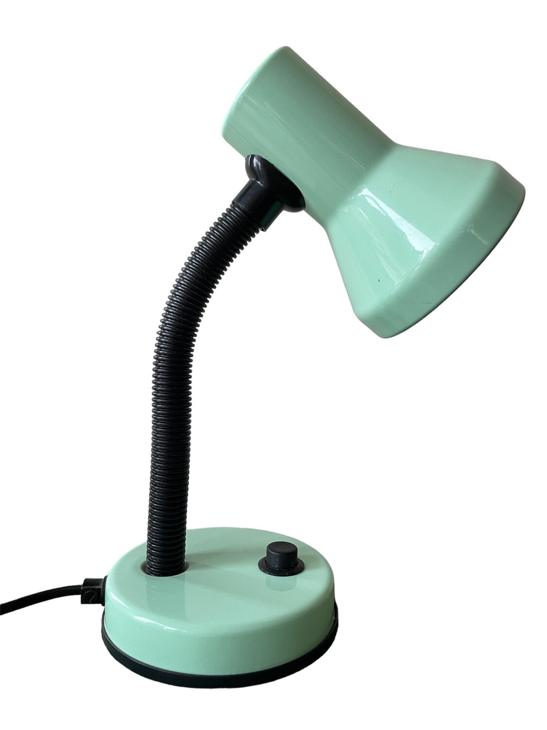 Vintage celadon color desk lamp 90s