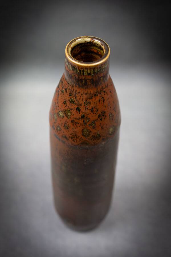 Stoneware bottle glazed by Carl Harry Stålhane - Rörstrand - Sweden 1960