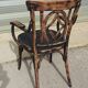 Baumann living room, 1910, bench, armchair and bistro chair