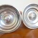 Antique pair of 19th century silver-plated metal candlesticks, 27 cm