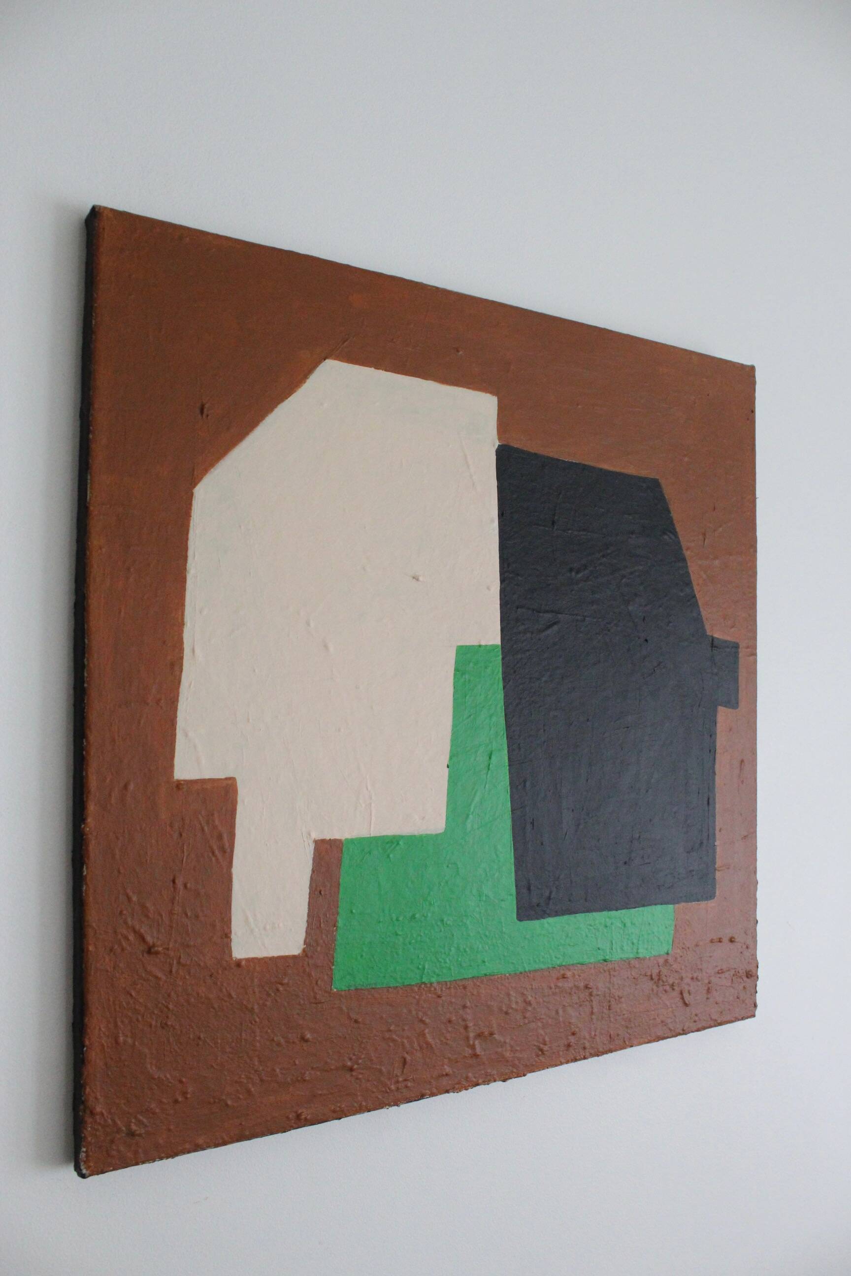 Art abstrait minimaliste pour salon moderne signé Bodasca