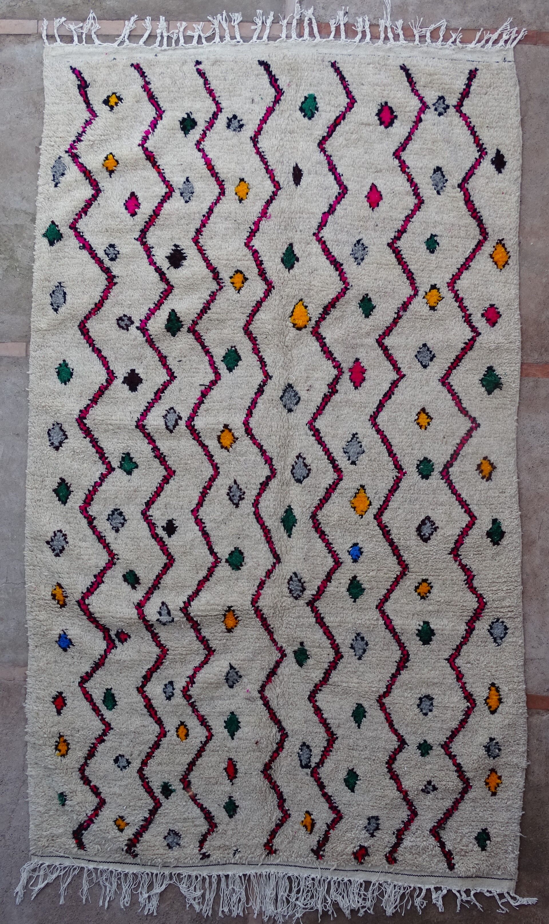 Moroccan berber carpet azilal 260x155 cm