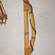 Louis Sognot rattan floor lamp from the 60s