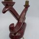 St clément candlestick lamp. bordeaux art deco ceramic
