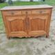 Very Louis XV solid cherry wood.