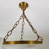 Gilt bronze pendant glass globe cised Napoleon style 3