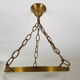 Gilt bronze pendant glass globe cised Napoleon style 3