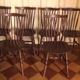 Set of six chairs Baumann model Tacoma