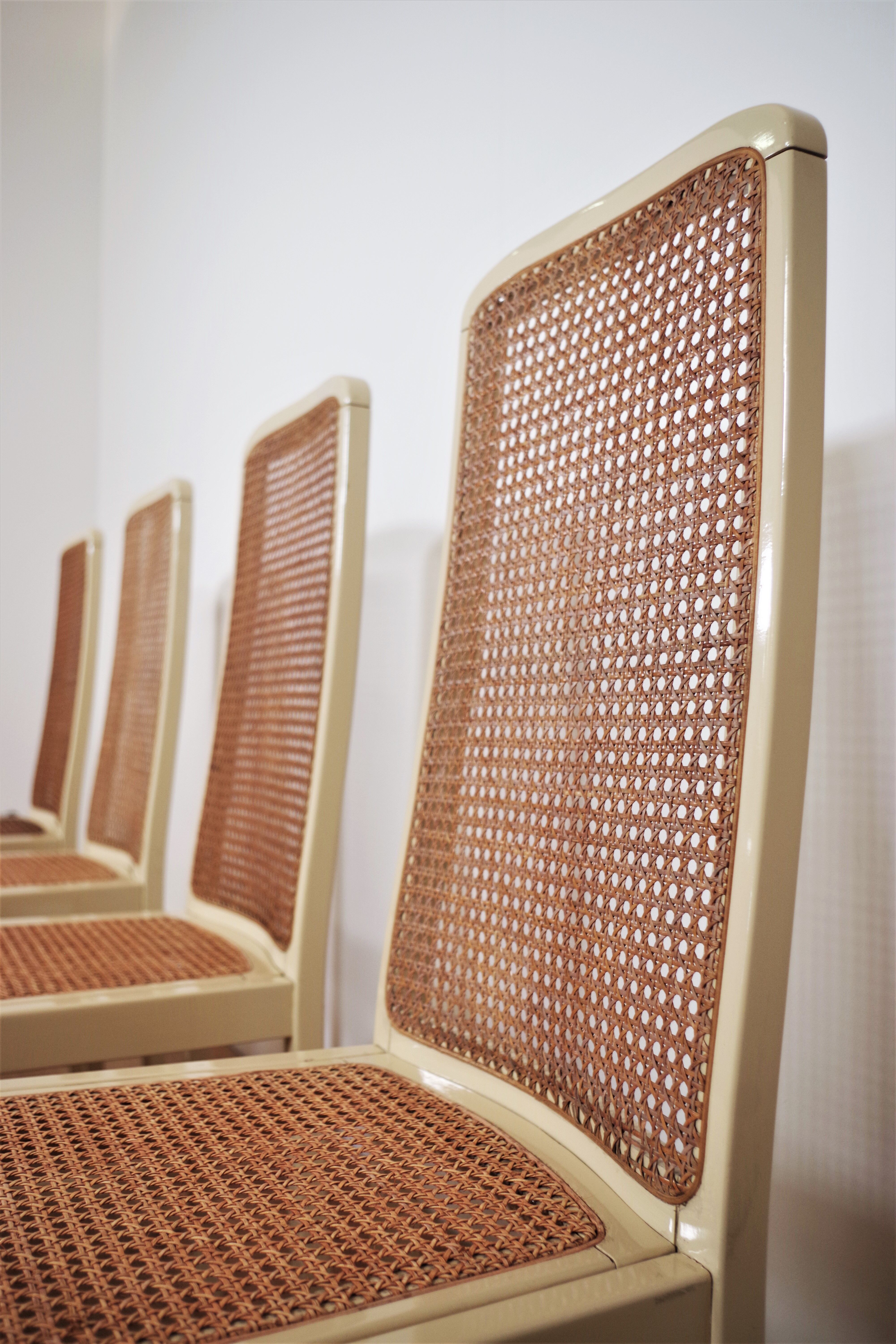 Table and 6 chairs by Mario Sabot from the 70s
