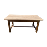 Old farmhouse table in chene circa 1950